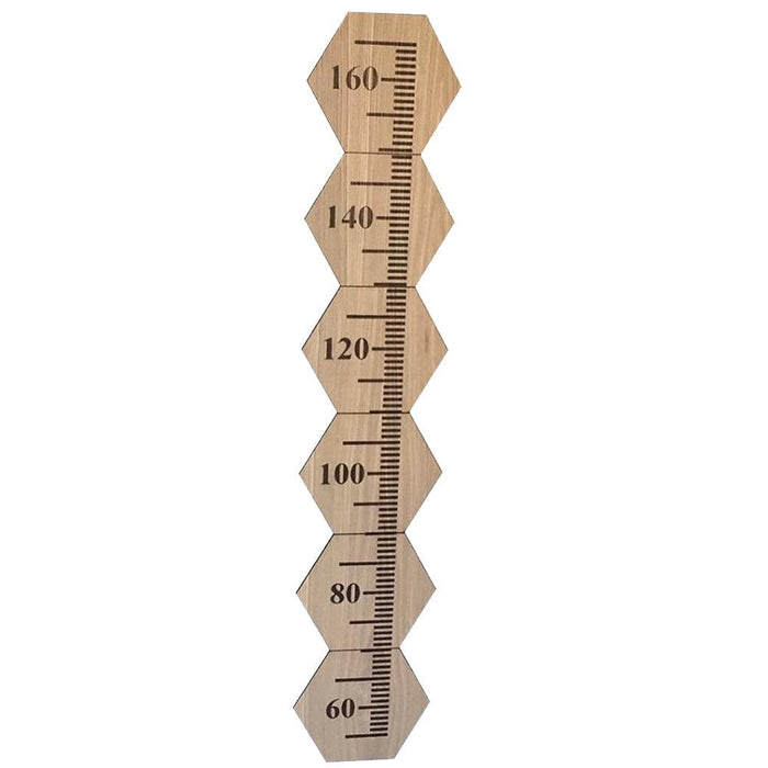 Nordic Wooden Ruler and Alphabet Wall Decor Set