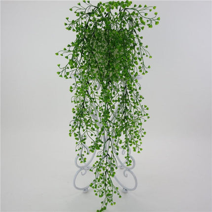 Lush Faux Rattan Vines - Realistic Greenery Wall Art for a Refreshing Home Ambiance