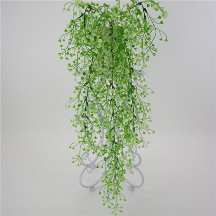 Lush Faux Rattan Vines - Realistic Greenery Wall Art for a Refreshing Home Ambiance