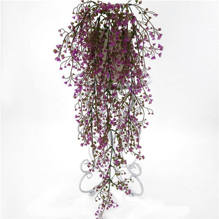 Lush Faux Rattan Vines - Realistic Greenery Wall Art for a Refreshing Home Ambiance