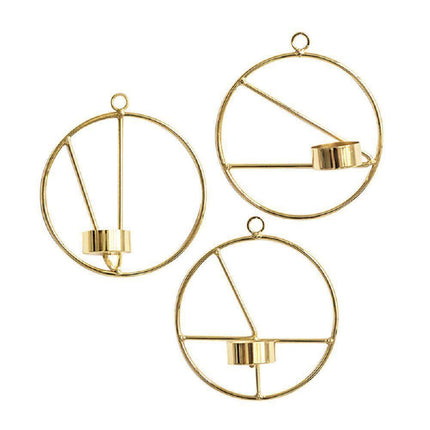 Chic Iron Circular Candle Lantern for Home and Event Ambiance