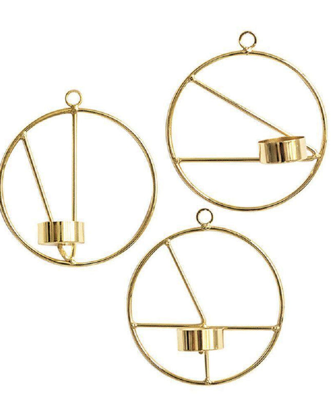 Chic Iron Circular Candle Lantern for Home and Event Ambiance