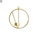 Chic Iron Circular Candle Lantern for Home and Event Ambiance