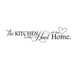 Heart of the Home Kitchen Vinyl Wall Sticker Art Removable Decal
