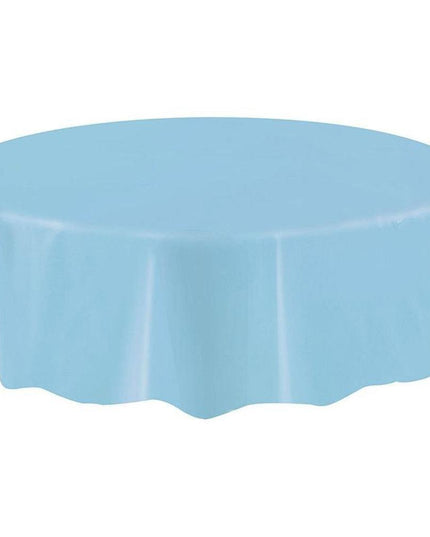 Festive Round Disposable PEVA Tablecloth - Ideal for Celebrations
