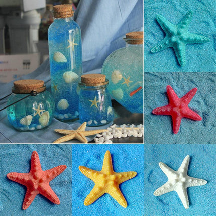 Ocean-Inspired Starfish Resin Decor Set - Whimsical Home and Garden Accents