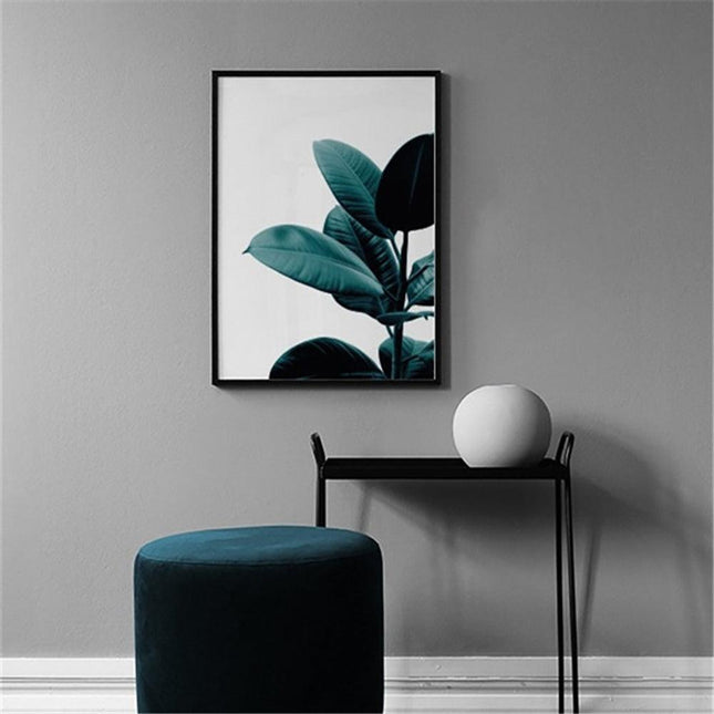 Transform Your Home with Elegant Botanical Green Plant Canvas Art