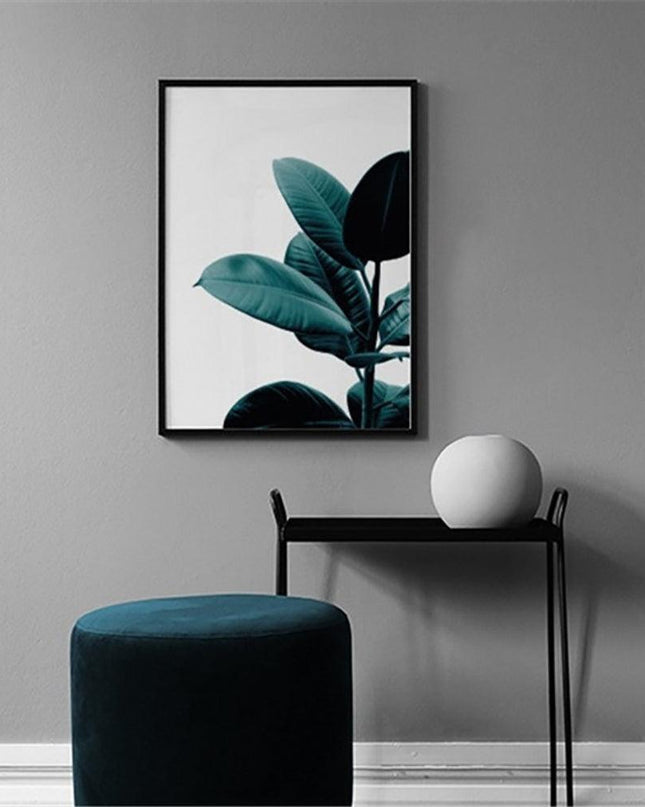 Transform Your Home with Elegant Botanical Green Plant Canvas Art