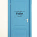 Quirky Toilet-Themed PVC Wall Decal Sticker for Bathroom Makeover