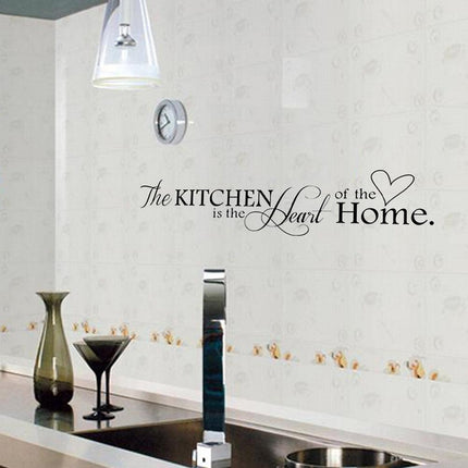 Charming Kitchen Wall Quote Sticker - Stylish Home Decor Enhancement