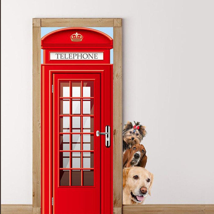 Whimsical Pet-Themed Wall Stickers for Playful Home Decor