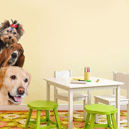 Whimsical Cat and Dog Wall Stickers for Creative Home Makeover