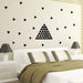Triangle Design Peel and Stick Wall Decal Kit - 48 Pieces