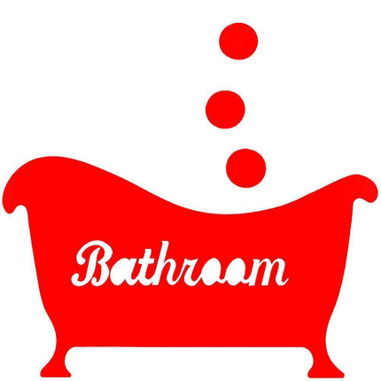 Elegant 3D Acrylic Bathtub Wall Stickers for Luxurious Bathroom Styling