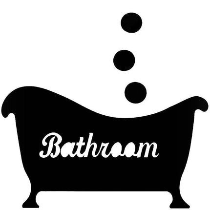 Elegant 3D Acrylic Bathtub Wall Stickers for Luxurious Bathroom Styling