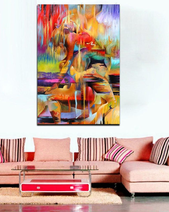 Contemporary Elegance: Modern Abstract Canvas Art for Your Stylish Home