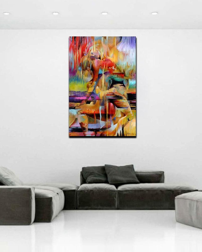 Contemporary Elegance: Modern Abstract Canvas Art for Your Stylish Home