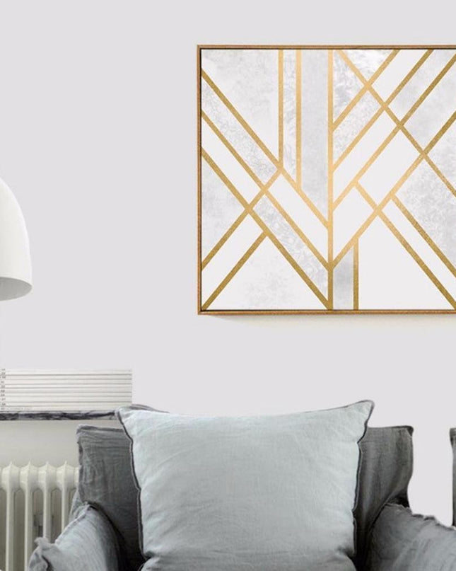 Nordic-Inspired Irregular Abstract Canvas Art for Modern Interior Design