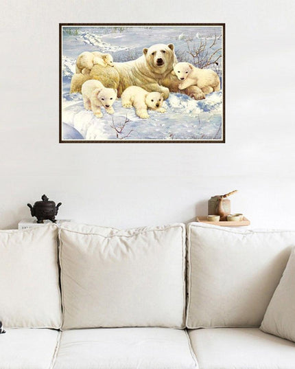 Sparkling Animal and Landscape DIY Diamond Art Kit for Home Decor