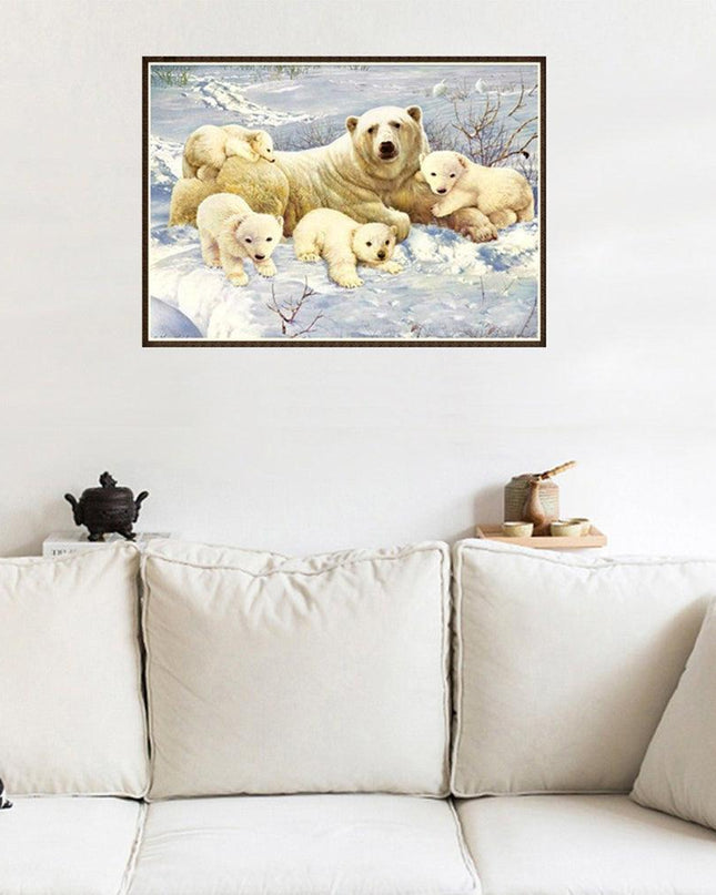 Sparkling Animal and Landscape DIY Diamond Art Kit for Home Decor