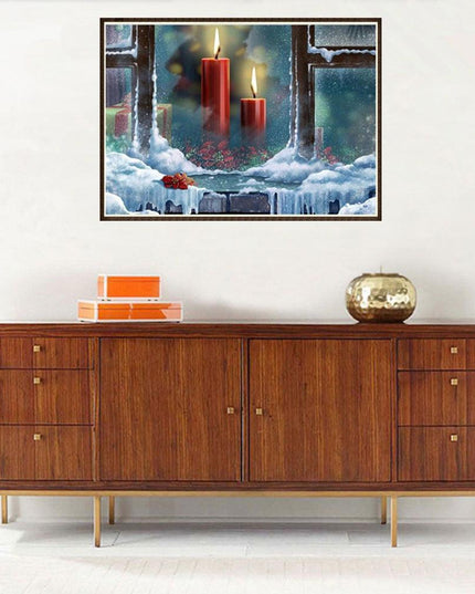 Sparkling Animal and Landscape DIY Diamond Art Kit for Home Decor