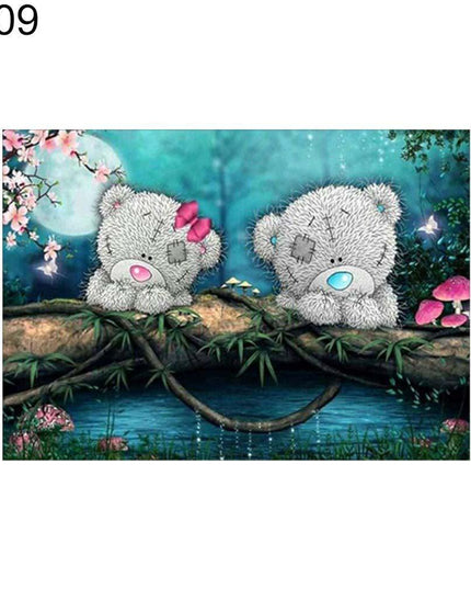 Sparkling Animal and Landscape DIY Diamond Art Kit for Home Decor