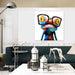 Abstract Colorful Frog Wall Art Painting - Frameless Home Decor Gift