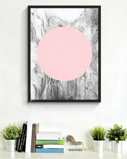 Modern Minimalist Nordic Geometric Canvas Art - Elegant Wall Decoration