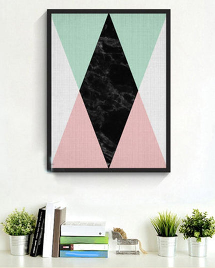 Modern Minimalist Nordic Geometric Canvas Art - Elegant Wall Decoration
