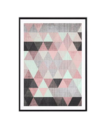 Modern Minimalist Nordic Geometric Canvas Art - Elegant Wall Decoration