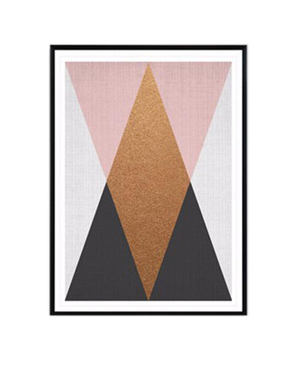 Modern Minimalist Nordic Geometric Canvas Art - Elegant Wall Decoration
