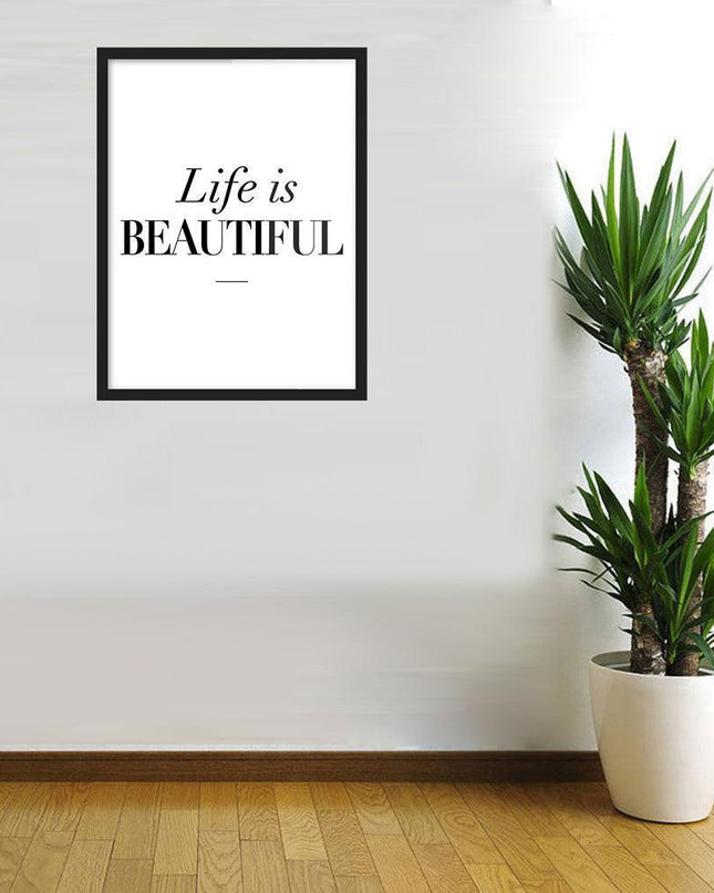 Elegant Alphabet Canvas Wall Art for Modern Interior Design