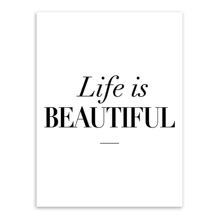 Elegant Alphabet Canvas Wall Art for Modern Interior Design