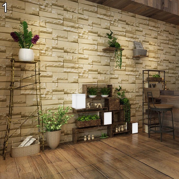 Chic Brick Pattern Peel and Stick Wallpaper - Easy to Apply & Customize Your Space