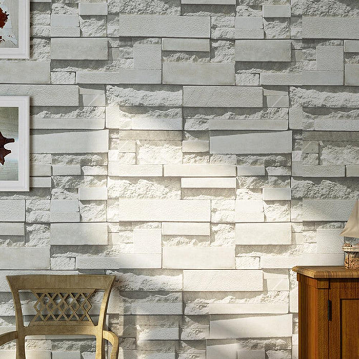 Brick Pattern Self-Adhesive Wall Decor Sticker - DIY Room Wallpaper