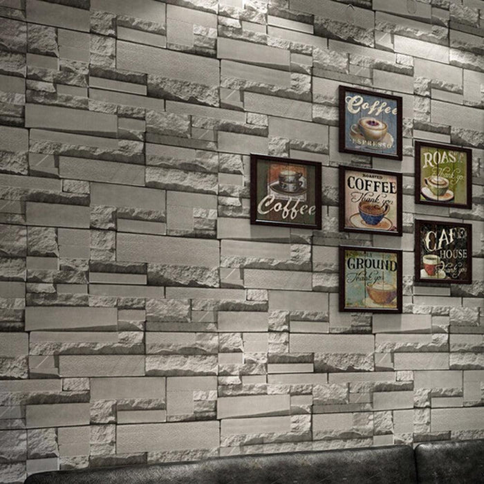 Brick Pattern Self-Adhesive Wall Decor Sticker - DIY Room Wallpaper