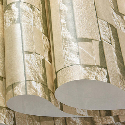 Textured Brick Self-Adhesive Wall Mural - Stylish Home Decor for Every Space