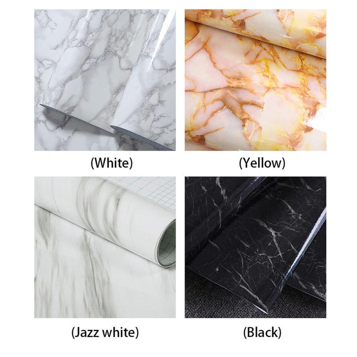 Marble Effect Self Adhesive Wall Covering for DIY Home Decor