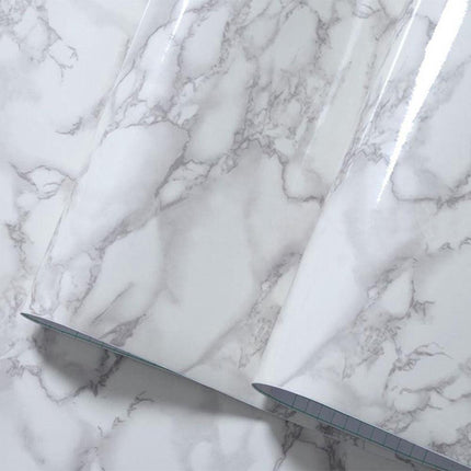 Elegant Marble-Style Removable Wall Decor for Effortless Home Makeover