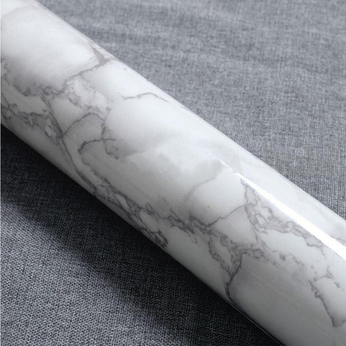 Marble Finish Peel and Stick Wall Decal for DIY Interior Design