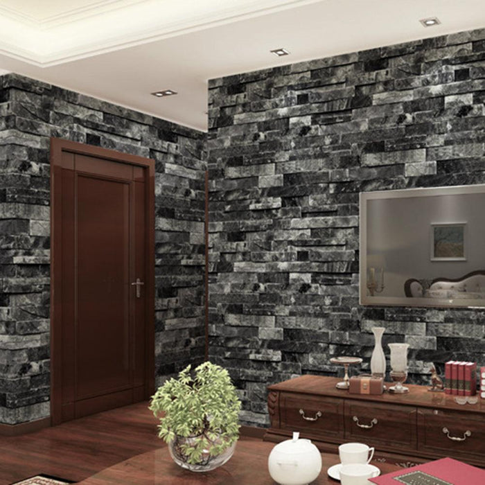 Dynamic 3D Brick Design Wall Sticker for Kitchen Bathroom Home Decor