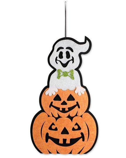 Enchantingly Spooky Ghost and Pumpkin Halloween Wall and Door Decor