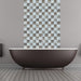 6Pcs European Style Waterproof Tile Stickers Kitchen Bathroom Floor Wall Decor