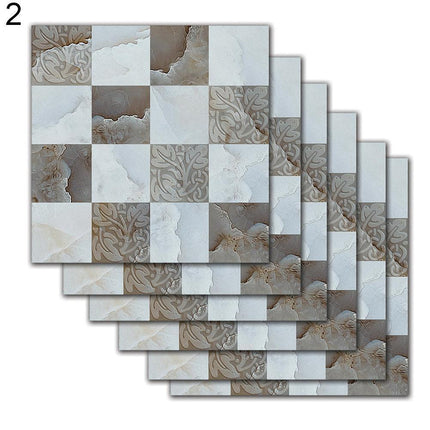 European Chic Tile Sticker Set - 6 Decals for Kitchen & Bathroom Transformation