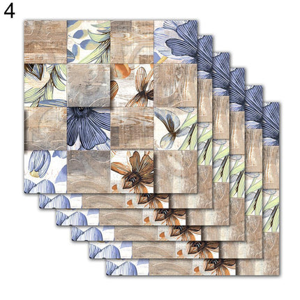 European Chic Tile Sticker Set - 6 Decals for Kitchen & Bathroom Transformation