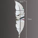 Elegant Feather 3D Mirror Wall Stickers - Transform Your Home Decor