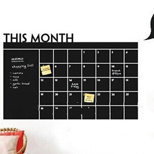 Monthly Calendar Wall Sticker - Stay Organized and Stylish!