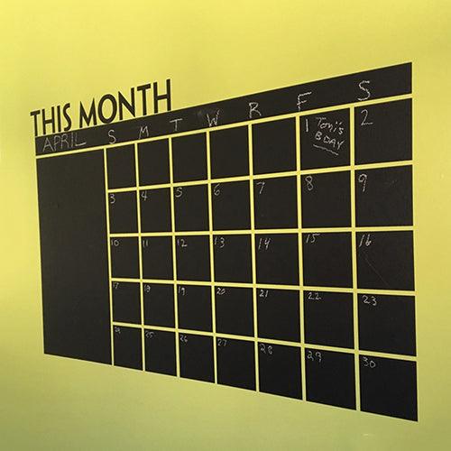 Monthly Calendar Wall Sticker - Stay Organized and Stylish!