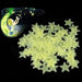 Enchanting Glow-in-the-Dark Star Sticker Set for Kids' Room Decor