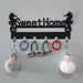 Sea Horse Sweet Home Adhesive Hook Rack for Wall Mount Storage